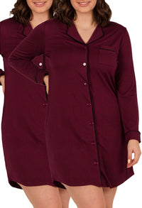 Buttery Soft Bamboo Pajama Dress - 2 Pack
