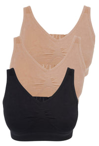 Minimizer Wire Free Bra - 3 Pack