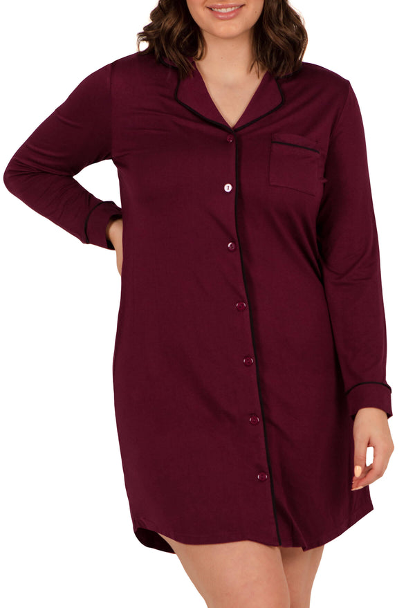 Buttery Soft Bamboo Pajama Dress