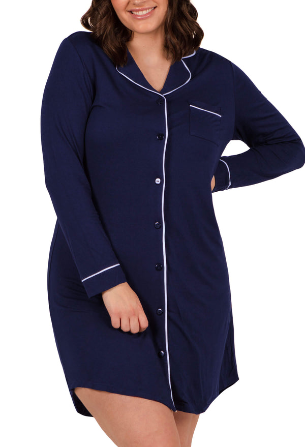 Buttery Soft Bamboo Pajama Dress