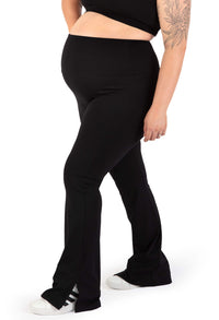 Maternity-Friendly Flare Leggings | High Waisted & Pet Hair Resistant