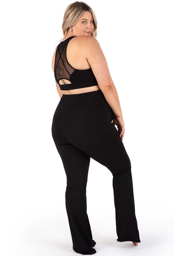 Maternity-Friendly Flare Leggings | High Waisted & Pet Hair Resistant