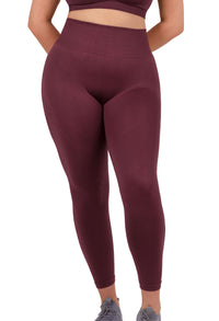Plus Size Triple-layer Support Racer & High Waist Full Length Leggings
