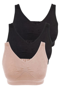 Minimizer Wire Free Bra - 3 Pack