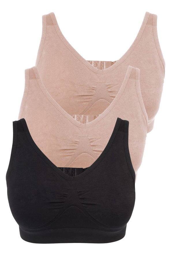 Minimizer Wire Free Bra - 3 Pack