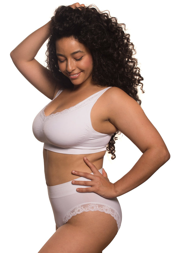 Lace Minimizer Wire Free Bra - Fancy 3 Pack