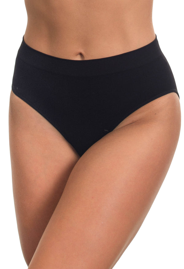 Bamboo Padded Wire Free Bra and High Cut Brief Set