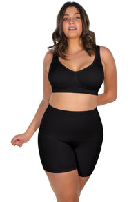 Targeted Tummy Control Stay-Up Shorts | Silicone Band