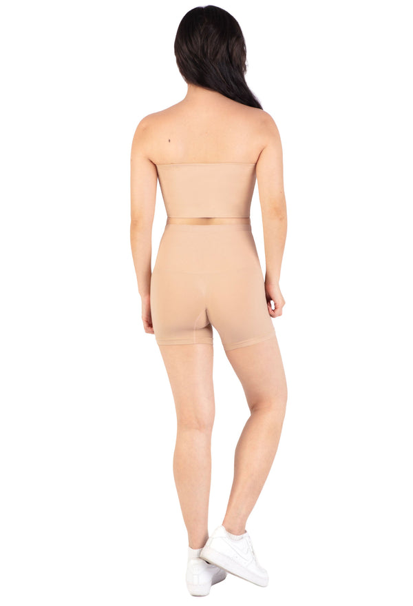 Stay Up Silicone Band Shaping Shorts - 2 Pack