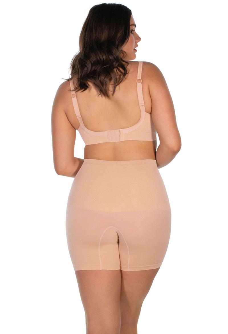 Targeted Tummy Control Stay-Up Shorts | Silicone Band