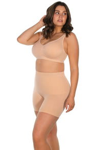 Targeted Tummy Control Stay-Up Shorts | Silicone Band