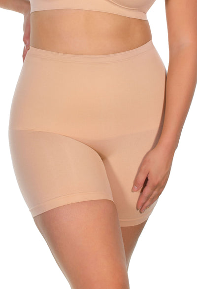 Targeted Tummy Control Stay-Up Shorts | Silicone Band - 2 Pack