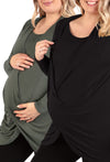 Bamboo Maternity & Easy Nursing Hospital Gown - 2 Pack