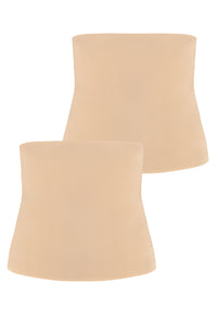 Cotton Seamless Tummy Control Belly Band - 2 Pack