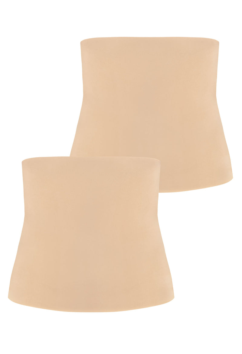 Cotton Seamless Tummy Control Belly Band - 2 Pack
