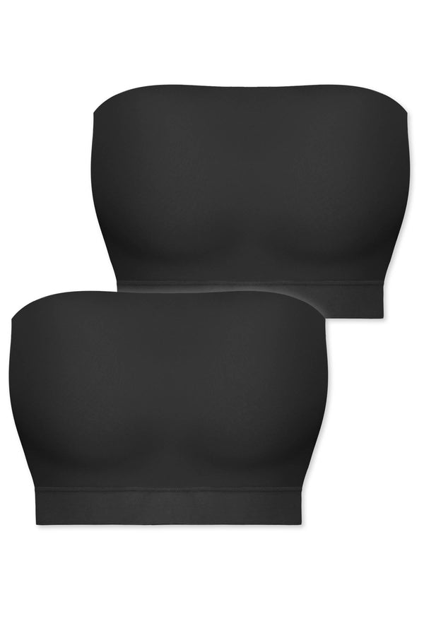 High Compression Minimizing Bandeau - 2 Pack