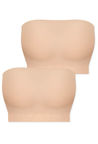 High Compression Minimizing Bandeau - 2 Pack