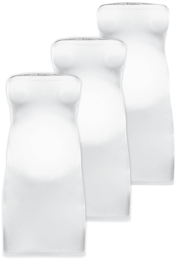 Maternity Strapless Mini Slip Dress/Skirt - 3 Pack