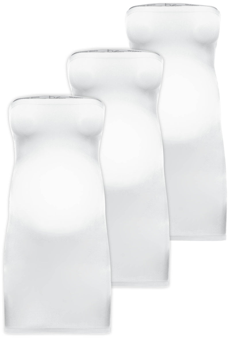 Maternity Strapless Mini Slip Dress/Skirt - 3 Pack
