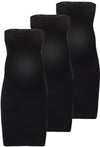 Maternity Strapless Knee Length Slip Dress - 3 Pack
