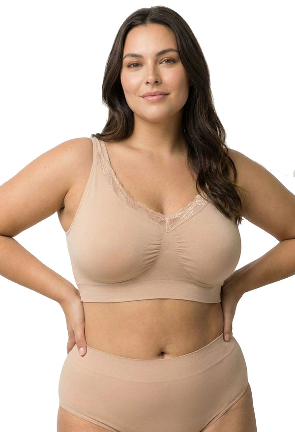 Lightweight Wire Free Bra For Big Busts