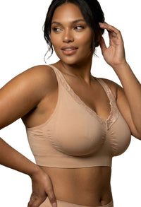 Lace Minimizer Wire Free Bra - 3 Pack