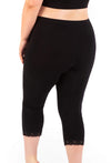 Maternity Anti Chafing High Rise 3/4 Cotton Rich Leggings - 3 Pack