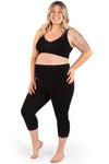 Maternity Anti Chafing High Rise 3/4 Cotton Rich Leggings - 3 Pack