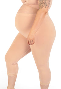Maternity Anti Chafing High Rise 3/4 Cotton Rich Leggings - 3 Pack