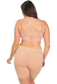 Anti Chafing Lace Midi Cotton Shorts - Seconds Sale