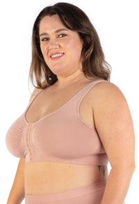 Padded Front Closure Bra for Seniors