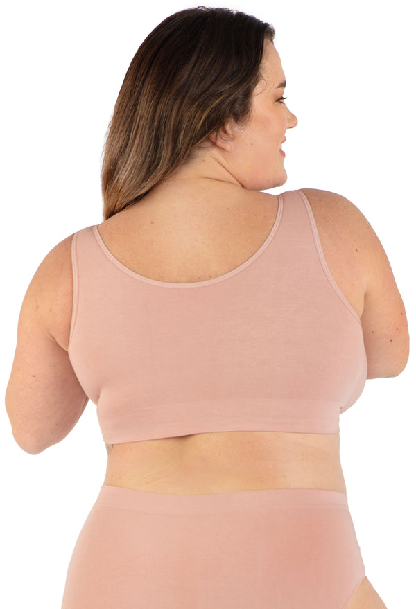 Padded Front Closure Bra for Seniors