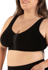 Padded Front Closure Bra for Seniors