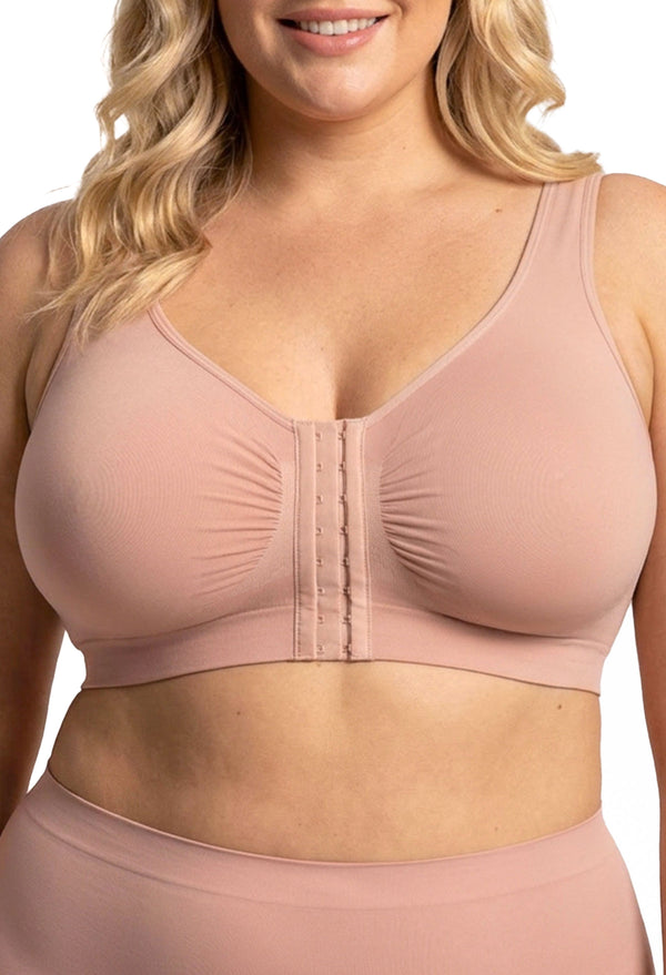 Padded Front Closure Bra for Seniors