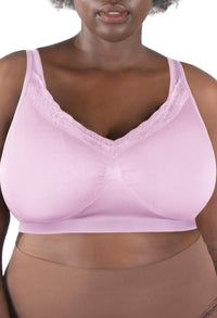 Wirefree Lace Minimizer Bra for Big Boobs