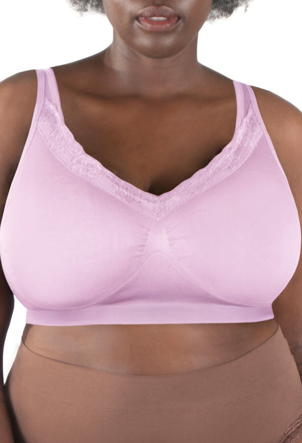 Wirefree Lace Minimizer Bra for Big Boobs