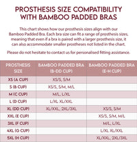 Bamboo Padded Wire Free Bra & Prosthesis Set