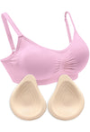 Bamboo Padded Wire Free Bra & Prosthesis Set