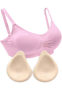 Bamboo Padded Wire Free Bra & Prosthesis Set