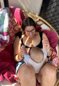 Cushion Padded Strap Wire Free Maternity & Nursing Bra﻿