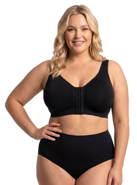 Padded Front Close Bra - Wirefree Support