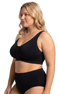 Padded Front Close Bra - Wirefree Support