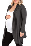 Maternity Bamboo Waterfall Cardigan