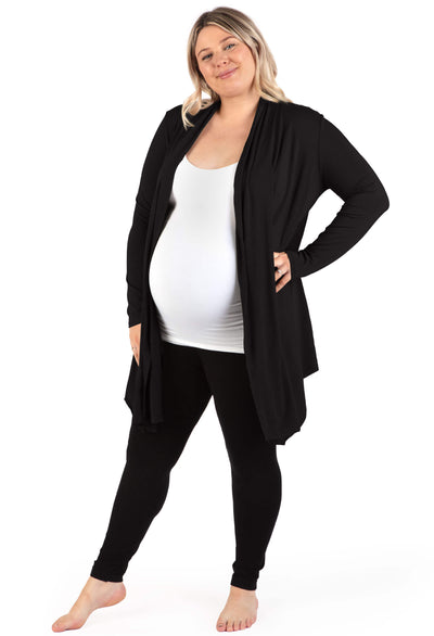 Maternity Bamboo Waterfall Cardigan - 2 PACK