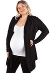 Maternity Bamboo Waterfall Cardigan - 2 Pack