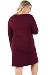 Bamboo Long Sleeve Maternity & Nursing Dress - 2 Pack