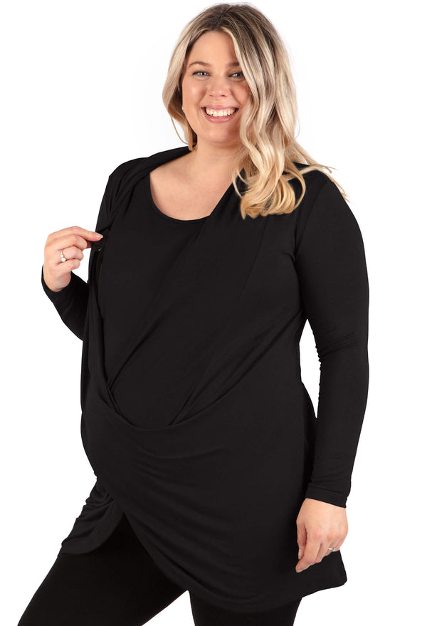 Bamboo Maternity & Easy Nursing Hospital Gown - 2 Pack
