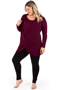 Bamboo Maternity & Easy Nursing Hospital Gown - 2 Pack