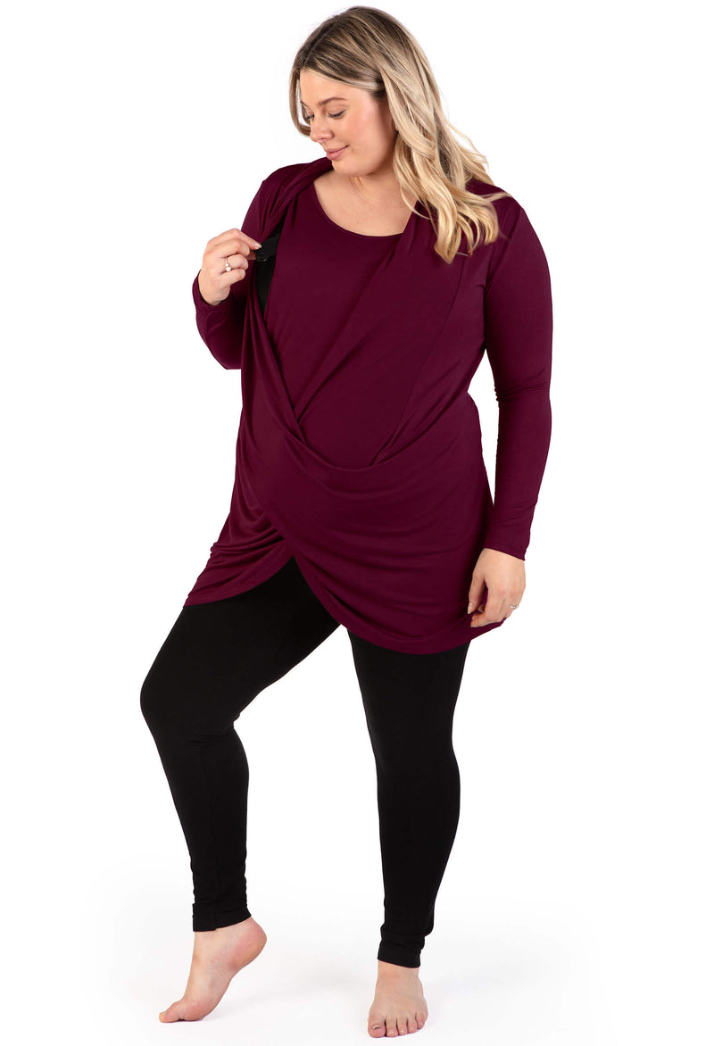 Bamboo Maternity & Easy Nursing Hospital Gown - 2 Pack