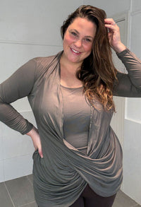 Maternity & Nursing Bamboo Soft Drape Top